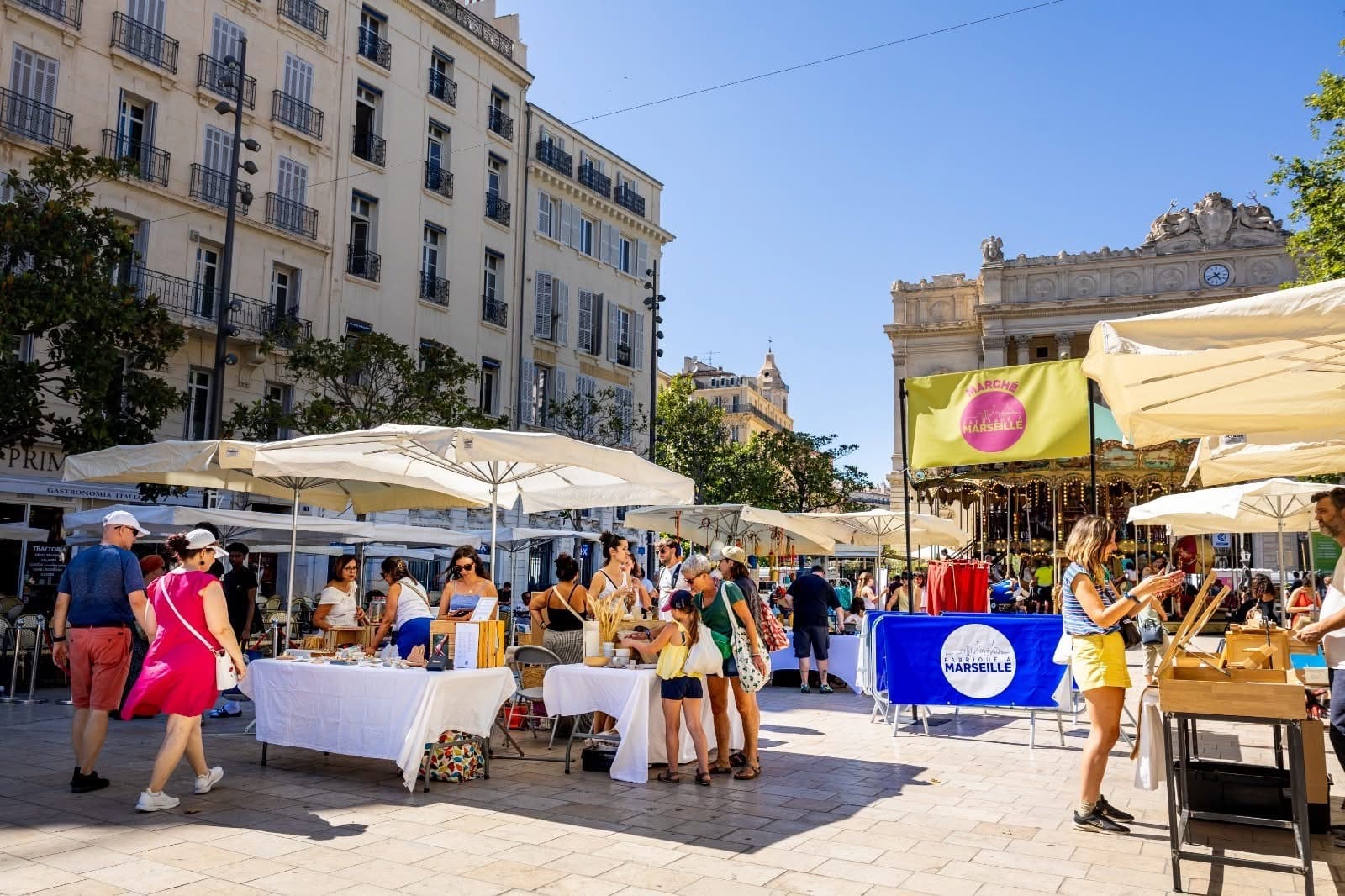 marché, Un marché de créateurs marseillais s&rsquo;installe en bas de la Canebière, Made in Marseille
