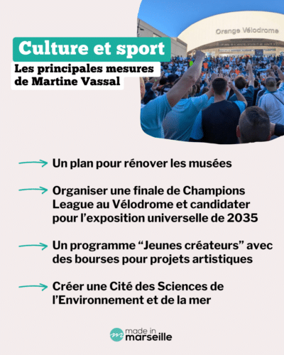 Martine Vassal, Municipales : Quel est le programme de la candidate Martine Vassal pour Marseille ?, Made in Marseille
