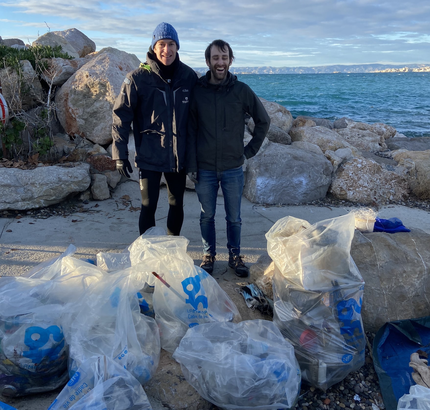 déchets, Chasse aux déchets sur le plateau de Malmousque avec le champion d&rsquo;apnée Morgan Bourc&rsquo;his, Made in Marseille