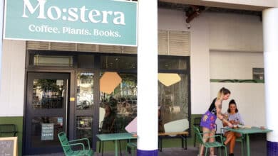 Mo:stera coffee plants books rue de Lodi