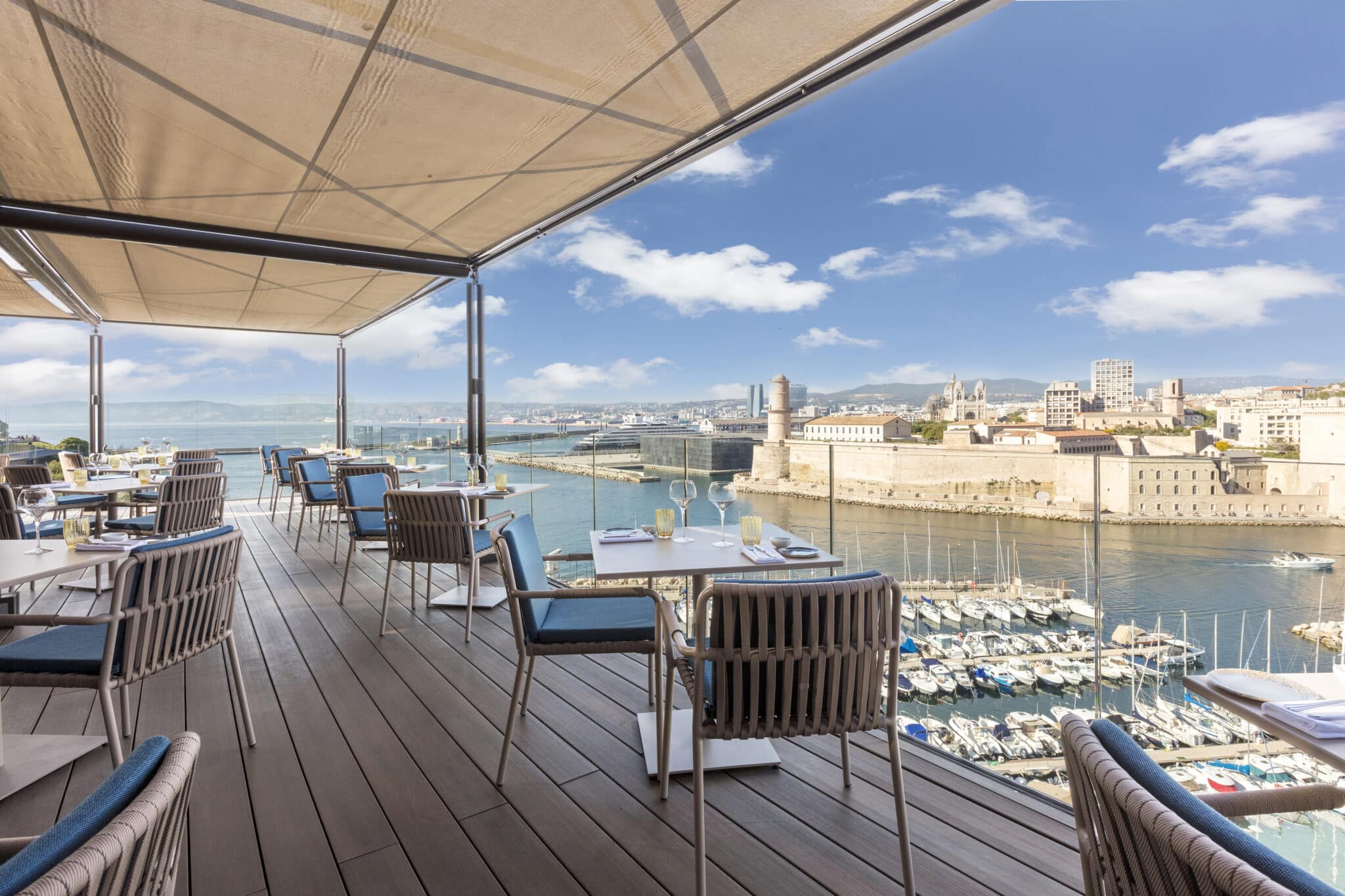 Face au Vieux-Port, ces deux restaurants offrent la plus belle vue sur Marseille