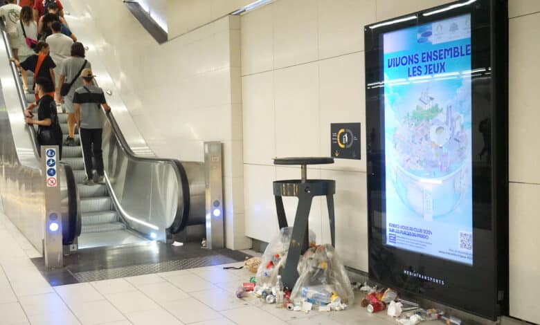 Grève poubelles métro Marseille