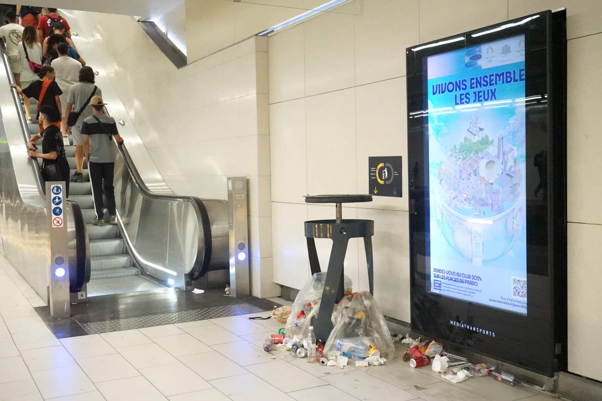 métro, Pourquoi la grève des poubelles se poursuit dans le métro ?, Made in Marseille