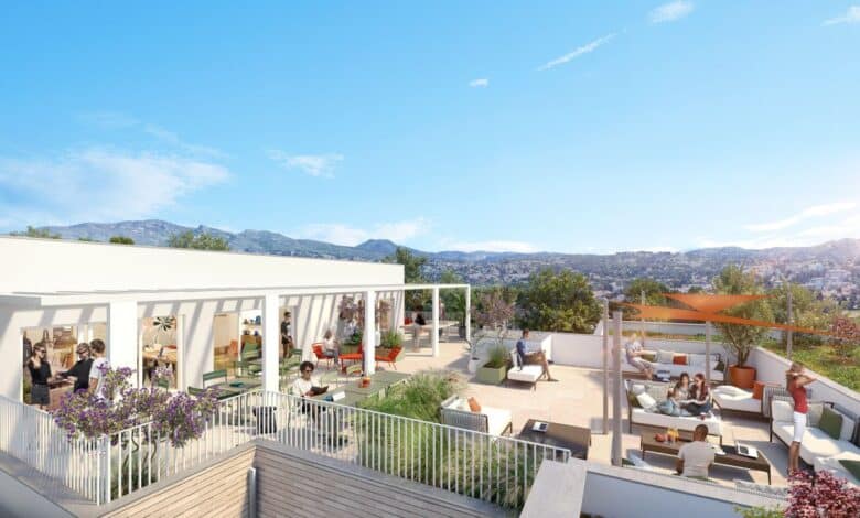 181 futurs logements étudiants Château-Gombert à Marseille.