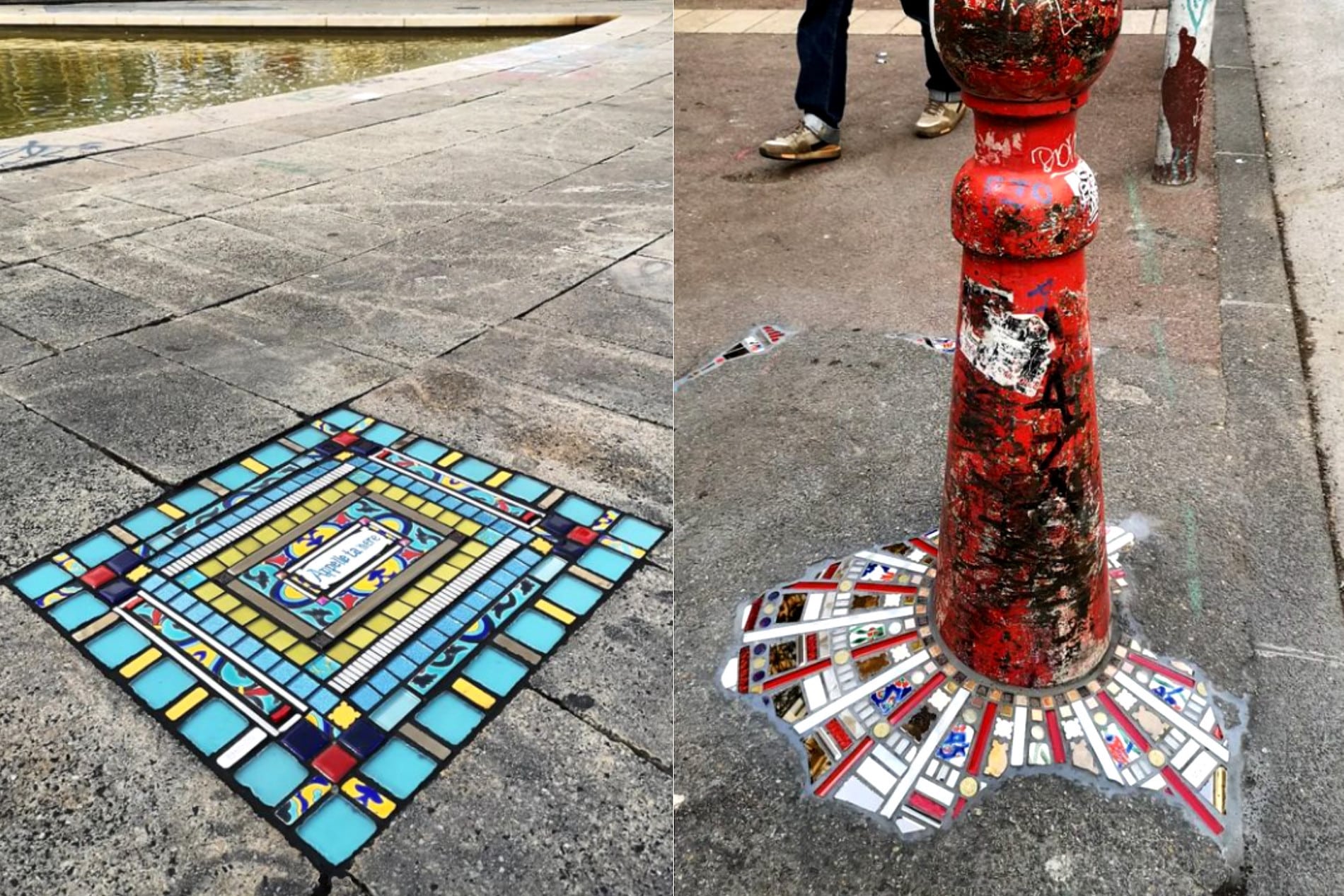 ememem, Des mosaïques colorées pour panser les plaies des trottoirs marseillais, Made in Marseille