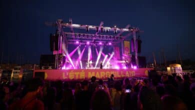 scène flottante concert 25 juillet Hatik, Rim'K et Khara