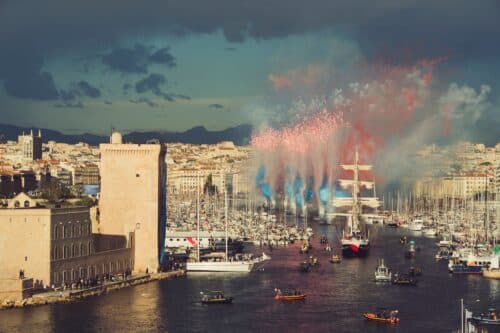 flamme olympique, Retour en images sur l&rsquo;arrivée de la flamme olympique à Marseille le 8 mai, Made in Marseille