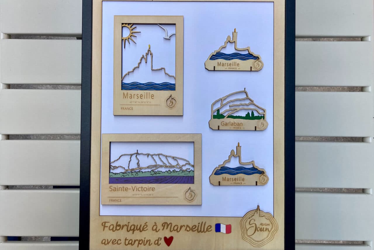 Atelier Soun, Avec l’Atelier Soun, les paysages marseillais prennent vie en relief, Made in Marseille