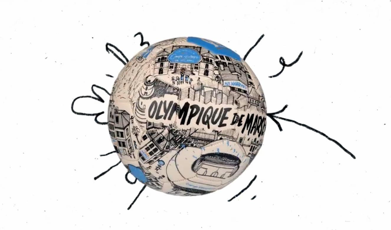 ballon, Des ballons recyclés aux couleurs de l&rsquo;OM vendus pour la bonne cause, Made in Marseille