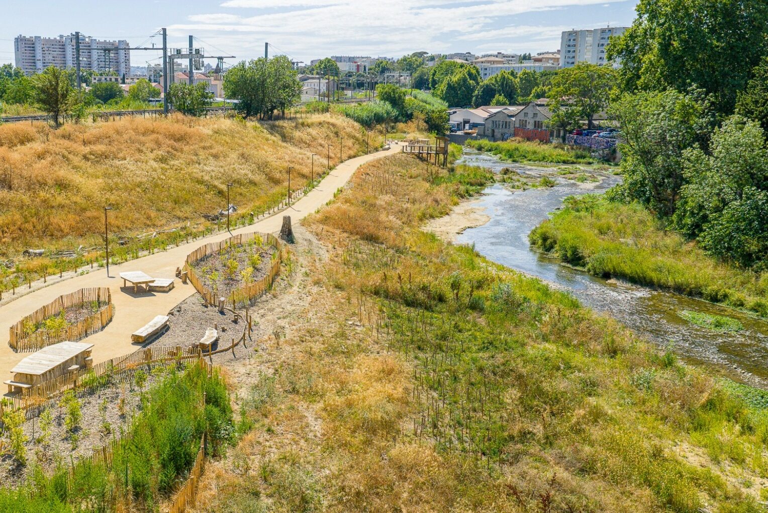 Huveaune, Le nouveau parc des berges de l&rsquo;Huveaune bientôt inauguré à La Pomme, Made in Marseille
