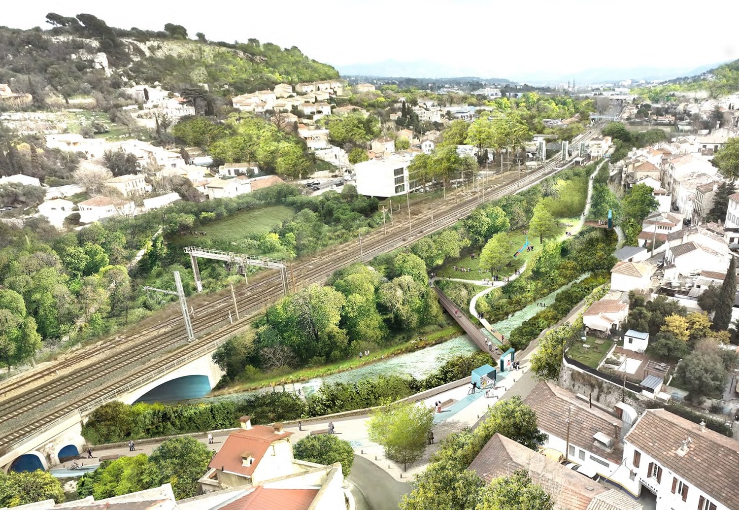 huveaune, Découvrez le grand projet de voie verte sur les berges de l&#8217;Huveaune attendu pour 2026, Made in Marseille