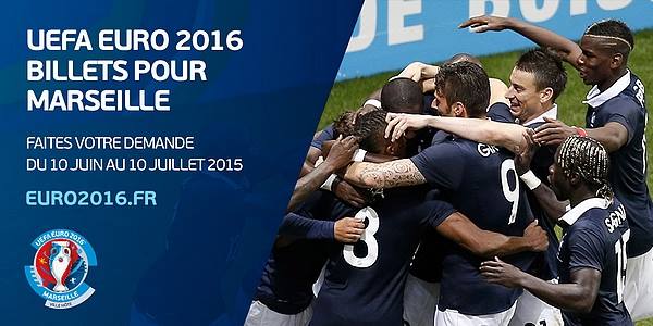 Euro 2016, La billetterie de l&#8217;Euro 2016 est ouverte ! Attention tirage au sort&#8230;, Made in Marseille
