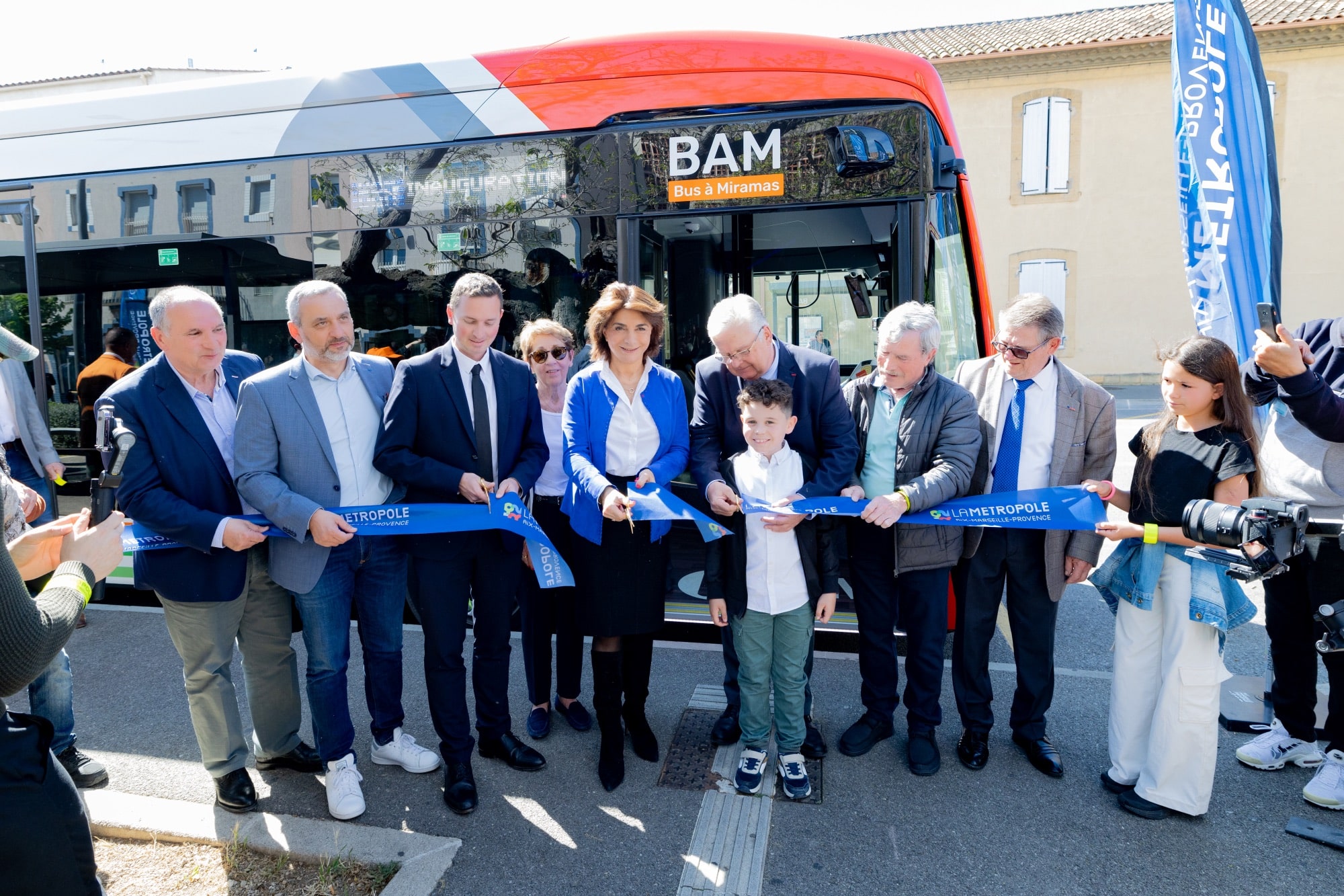 Miramas, La transformation de Miramas accélère avec la nouvelle ligne de bus « BAM », Made in Marseille
