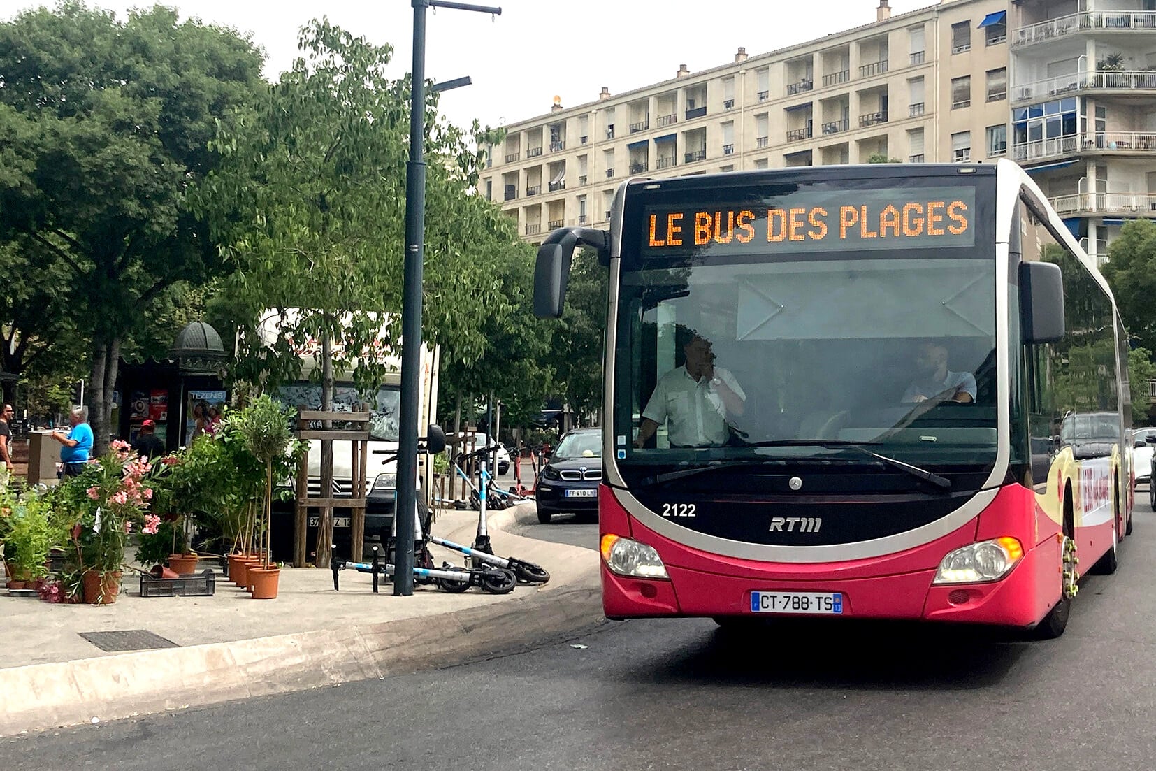 bus des plages, Une nouvelle ligne de bus desservira les plages de Marseille cet été, Made in Marseille