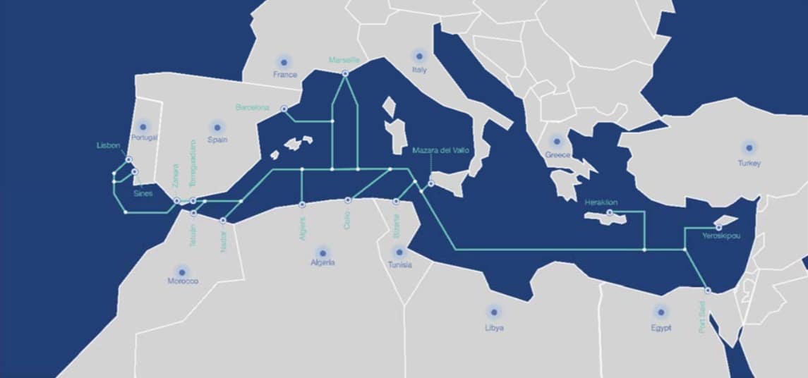 Medusa, Medusa, le plus long câble sous-marin à relier les principaux pays de la Méditerranée, Made in Marseille