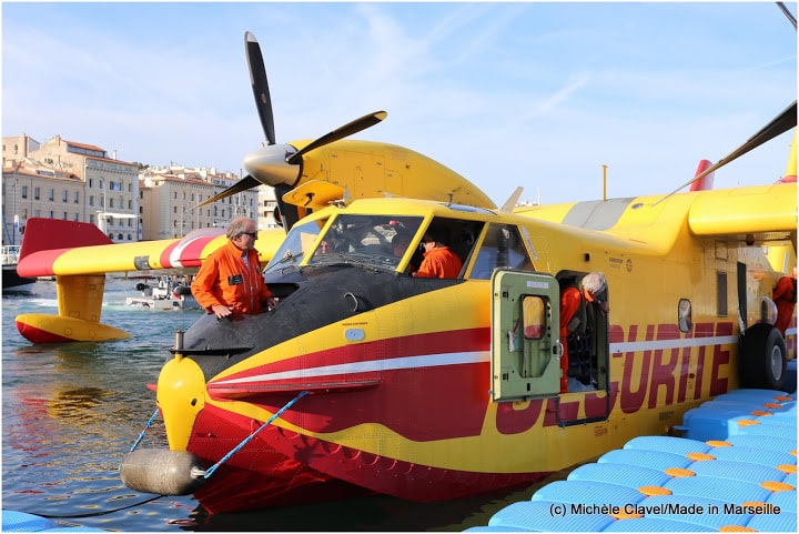 hydravions, [Reportage] Canadair et hydravions dans le Vieux-Port de Marseille, Made in Marseille