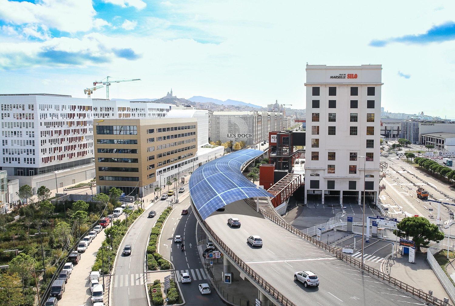 photovoltaïques, Feu vert pour le projet de panneaux photovoltaïques sur les autoroutes marseillaises, Made in Marseille