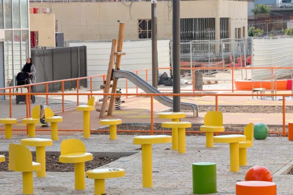 fabriques, En images | Le « carré des enfants » ouvre face à la future école des Fabriques, Made in Marseille