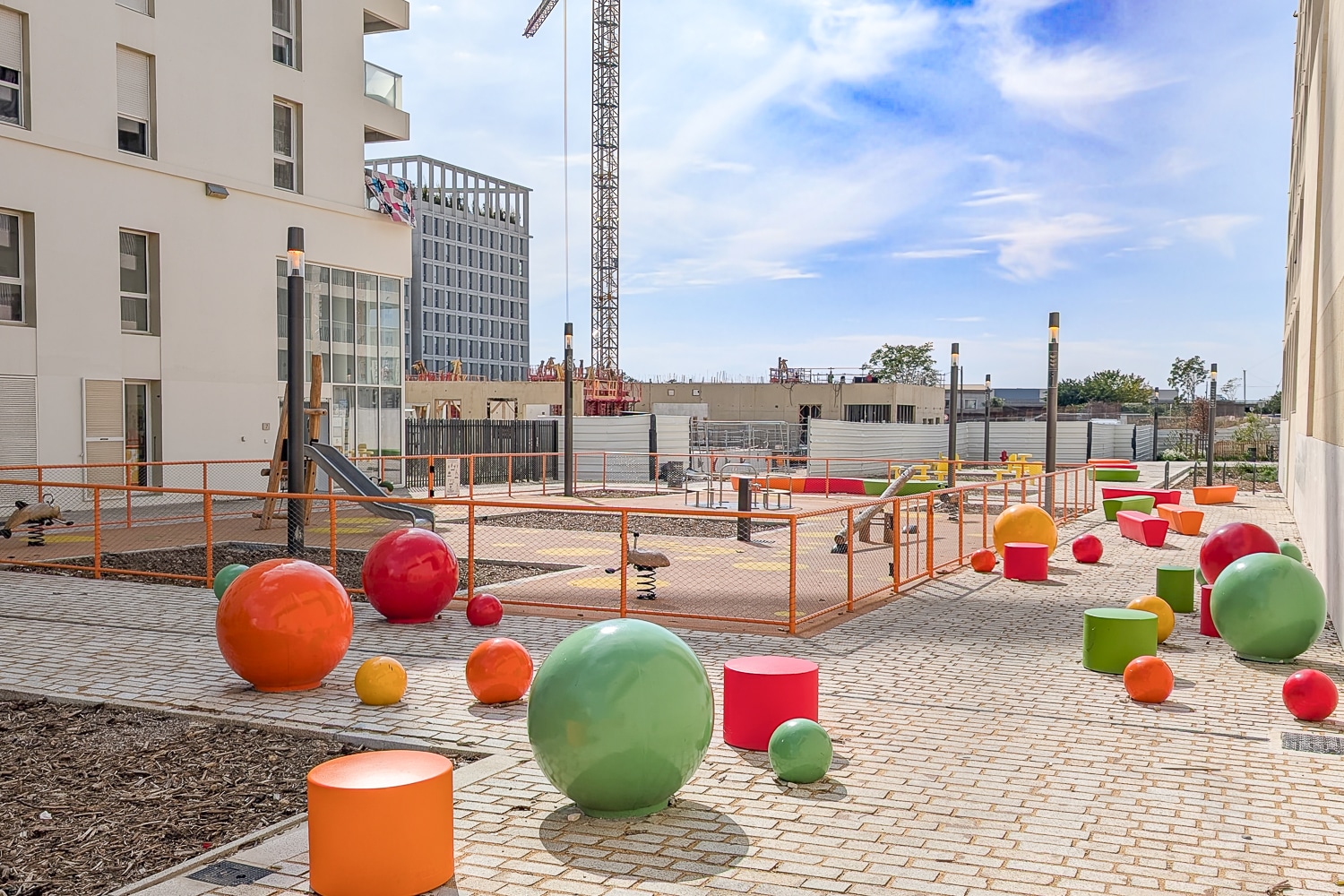 fabriques, En images | Le « carré des enfants » ouvre face à la future école des Fabriques, Made in Marseille