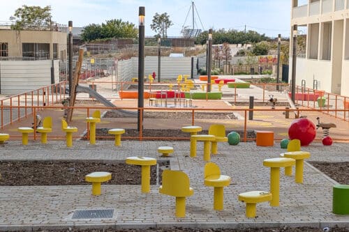 fabriques, En images | Le « carré des enfants » ouvre face à la future école des Fabriques, Made in Marseille