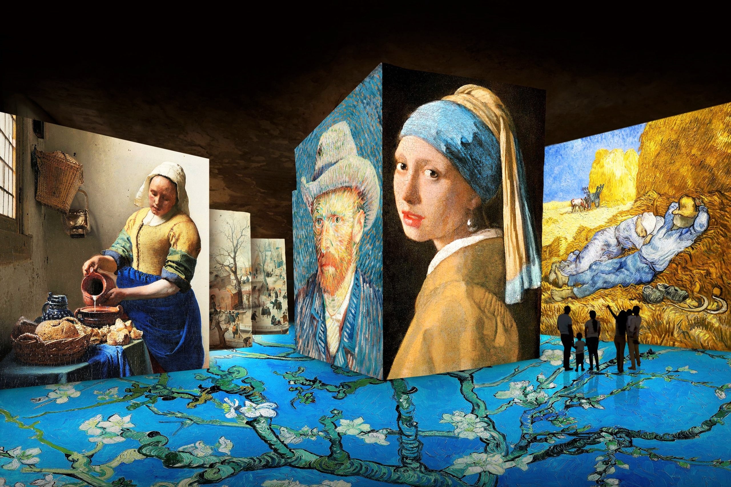 carrières des lumières, Van Gogh et Vermeer s&rsquo;exposent aux Carrières des Lumières des Baux-de-Provence, Made in Marseille