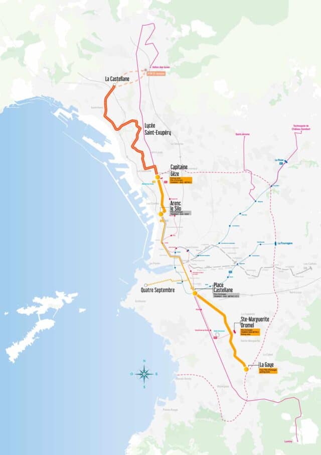 ligne 3 tramway, À Marseille, l&rsquo;extension de la ligne T3 du tramway inaugurée en janvier, Made in Marseille