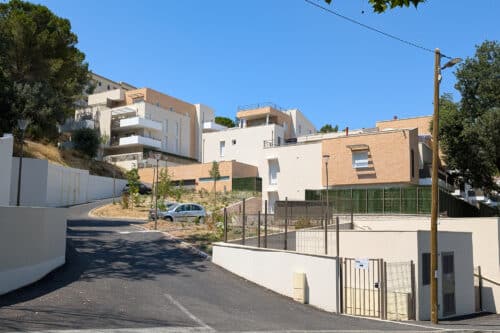 caillols, Entre restanques et v&eacute;g&eacute;tation, la vitrine d&rsquo;une op&eacute;ration de 1000 logements sociaux inaugur&eacute;e aux Caillols, Made in Marseille