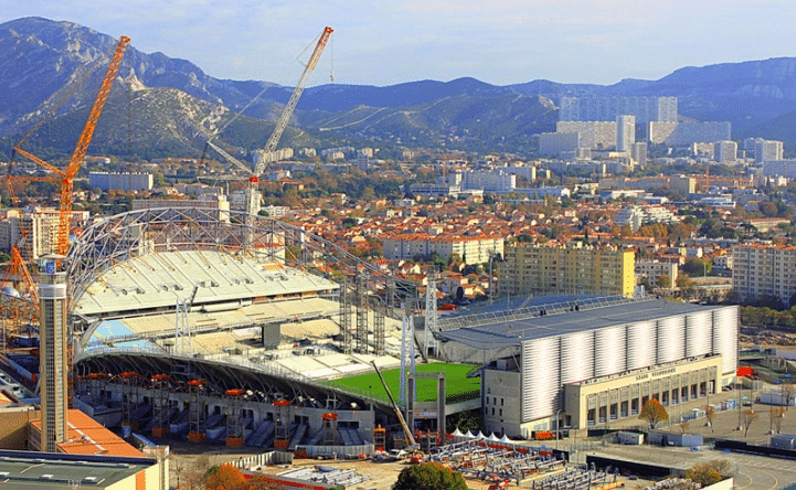 Orange Vélodrome de Marseille  Réalisé par Bouygues Construction
