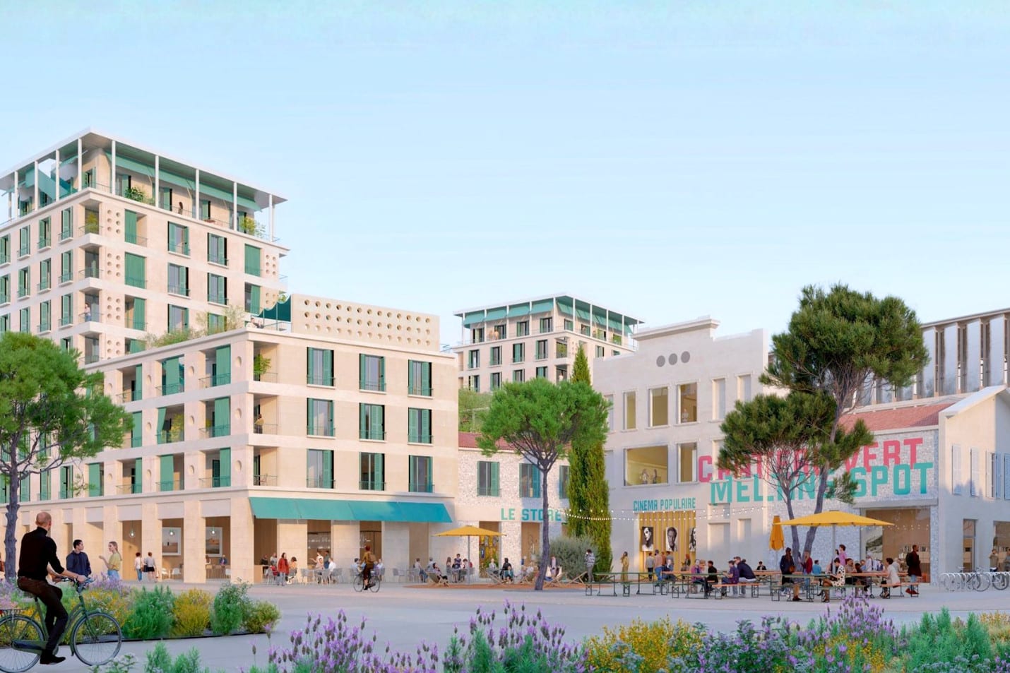 ch&acirc;teau vert, Bureaux, cin&eacute;math&egrave;que, padel… un grand chantier va d&eacute;buter dans le quartier des Crottes, Made in Marseille