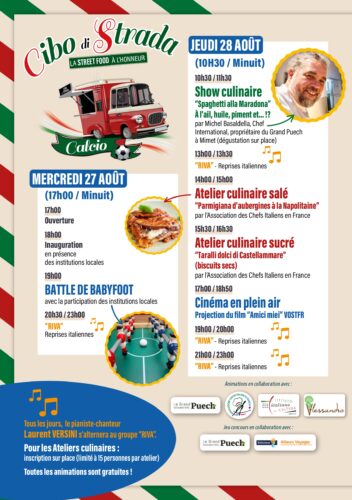 cibo di strada, La Ciotat célèbre la street food italienne avec la 7e édition de « Cibo di Strada », Made in Marseille