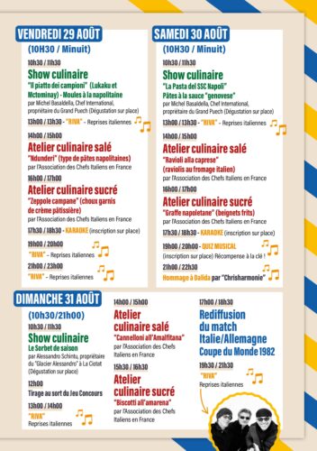 cibo di strada, La Ciotat célèbre la street food italienne avec la 7e édition de « Cibo di Strada », Made in Marseille