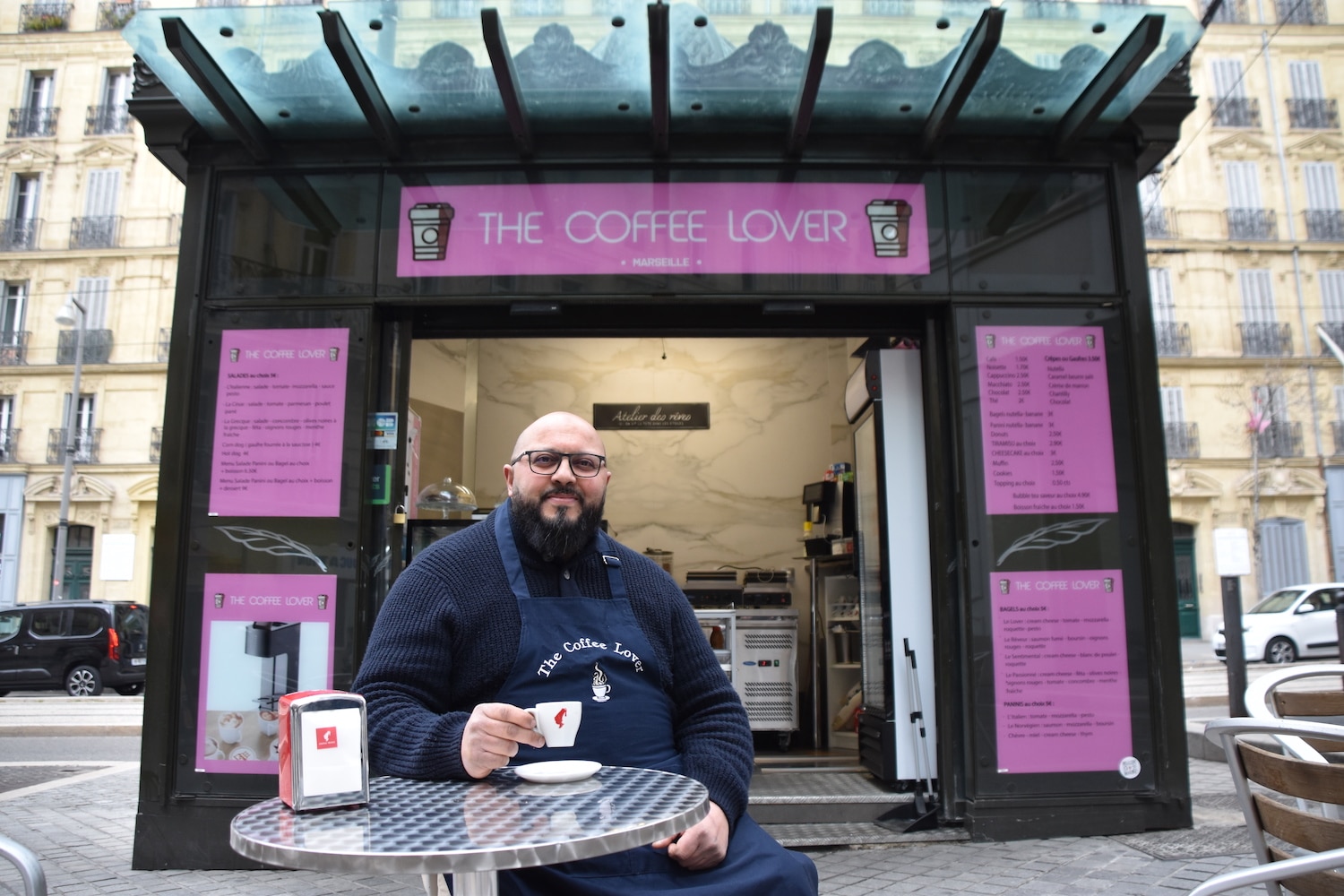 lover, The Coffee Lover, un nouveau kiosque à café solidaire rue de la République, Made in Marseille