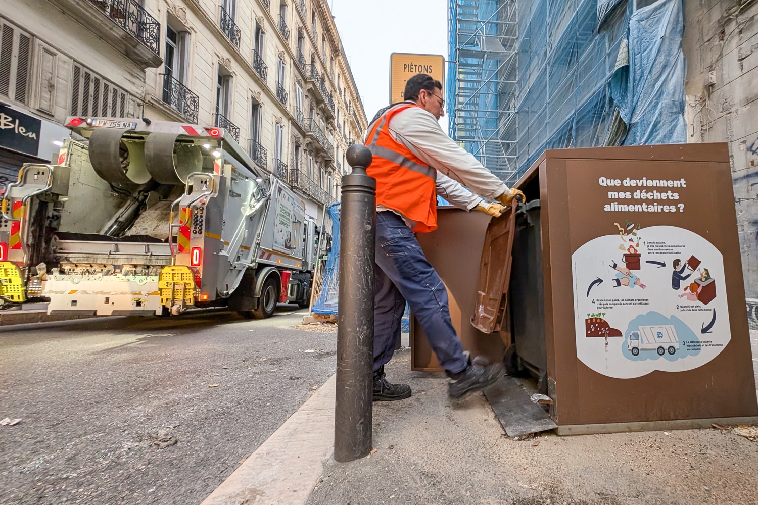 tournée, Vidéo | En tournée avec un agent de collecte de biodéchets à Marseille, Made in Marseille