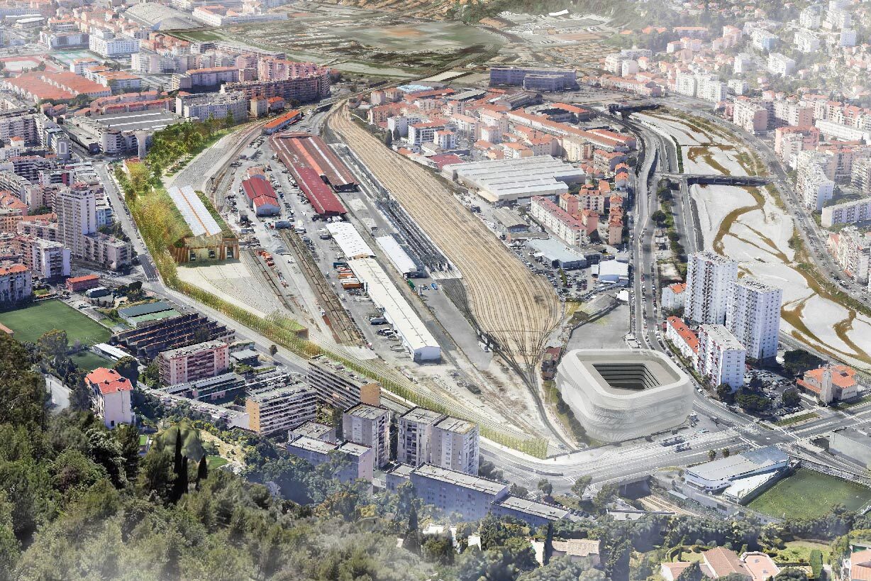gare Saint-Roch, À Nice, une coulée verte en projet le long de la gare Saint-Roch, Made in Marseille