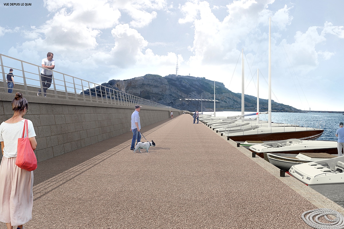 Frioul, La rénovation complète de la digue Est du Frioul doit débuter en 2023, Made in Marseille