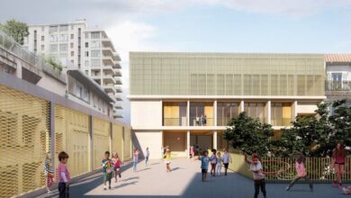 Future école des Abeilles, 1er arrondissement de Marseille.