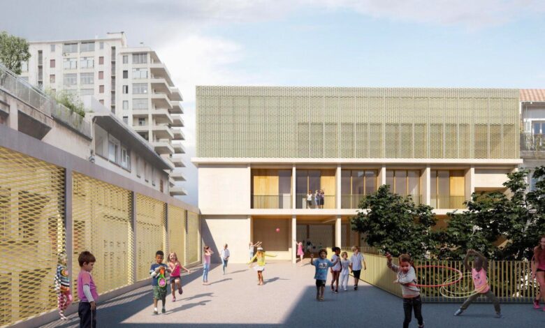 Future école des Abeilles, 1er arrondissement de Marseille.