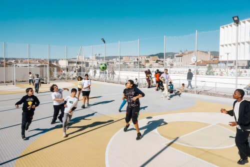 marceau, En images | Le groupe scolaire Marceau flambant neuf inauguré à la Belle de Mai, Made in Marseille