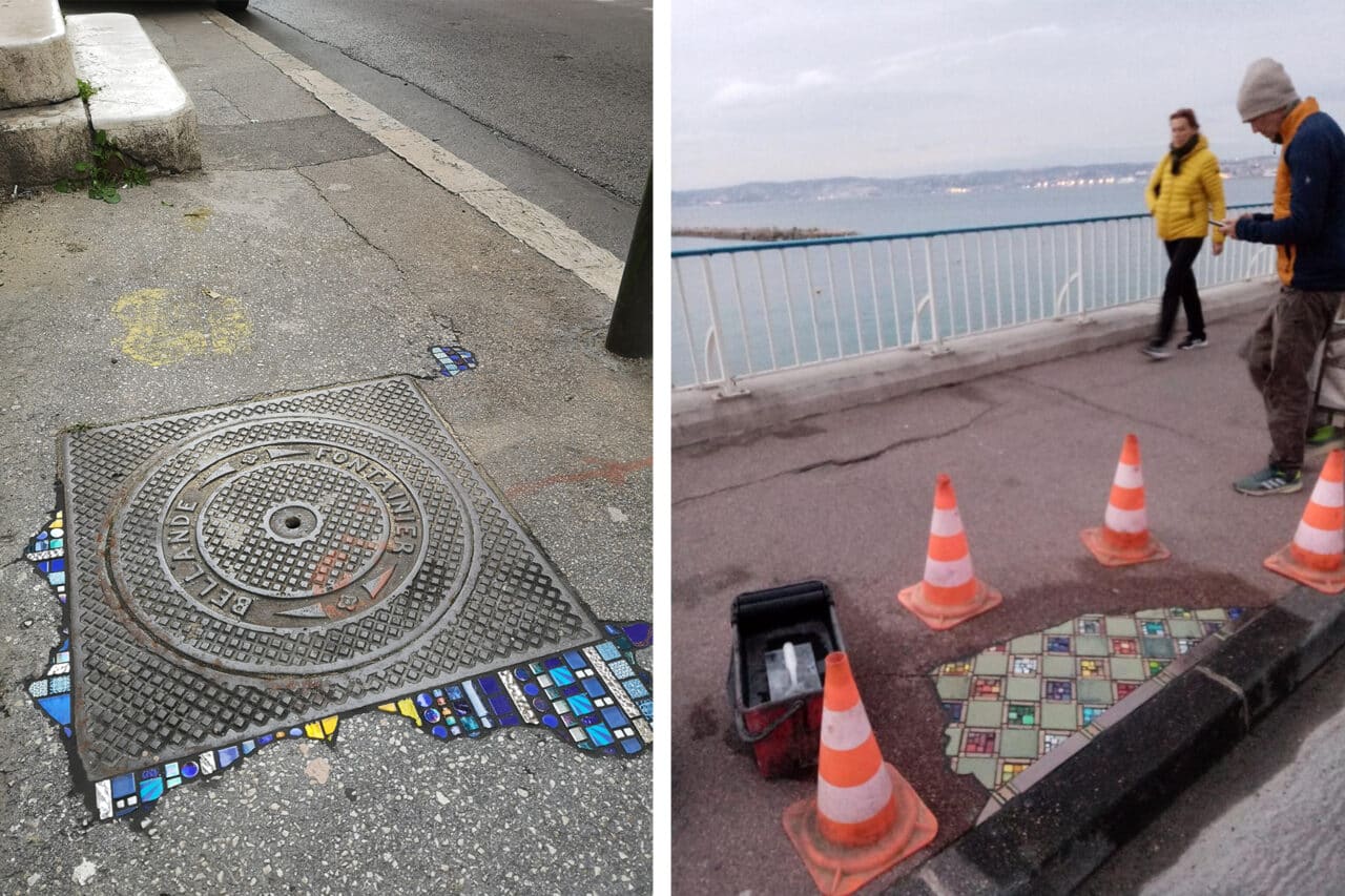 ememem, Des mosaïques colorées pour panser les plaies des trottoirs marseillais, Made in Marseille