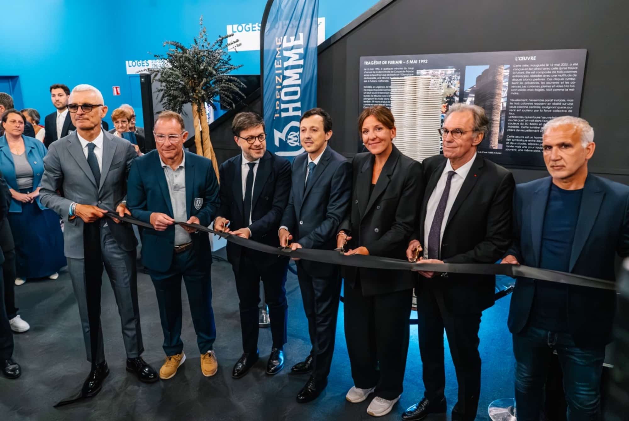 Furiani, Un espace en hommage aux victimes du drame de Furiani inauguré au Vélodrome, Made in Marseille
