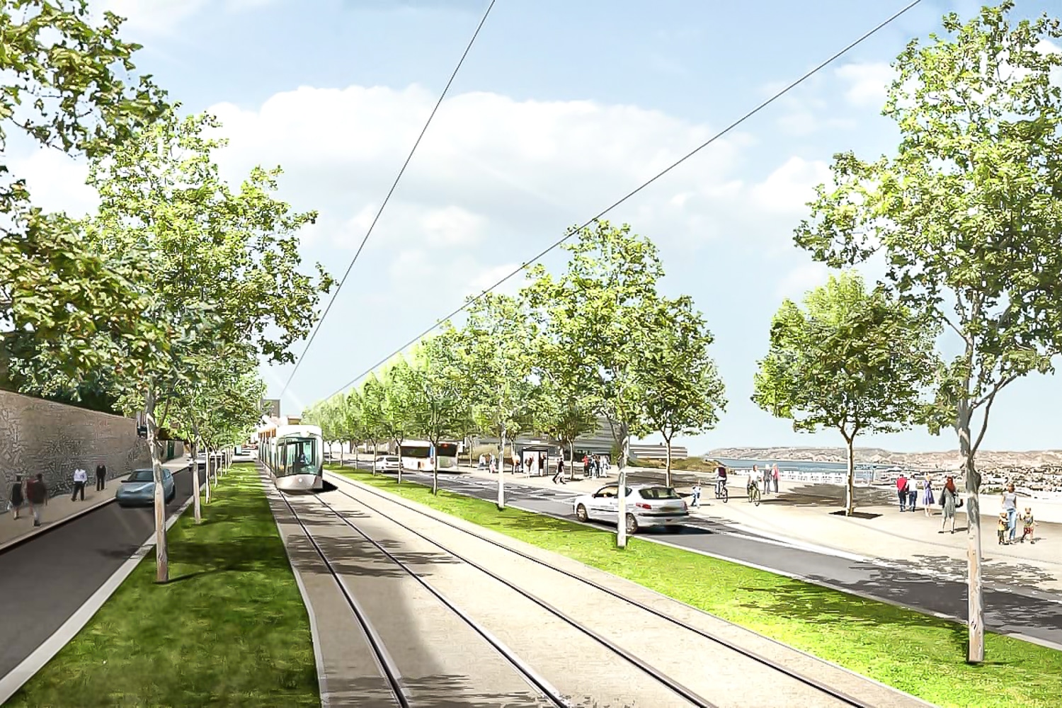 tramway nord, Au Nord, le tramway passera par le littoral pour rejoindre Saint-Antoine, Made in Marseille