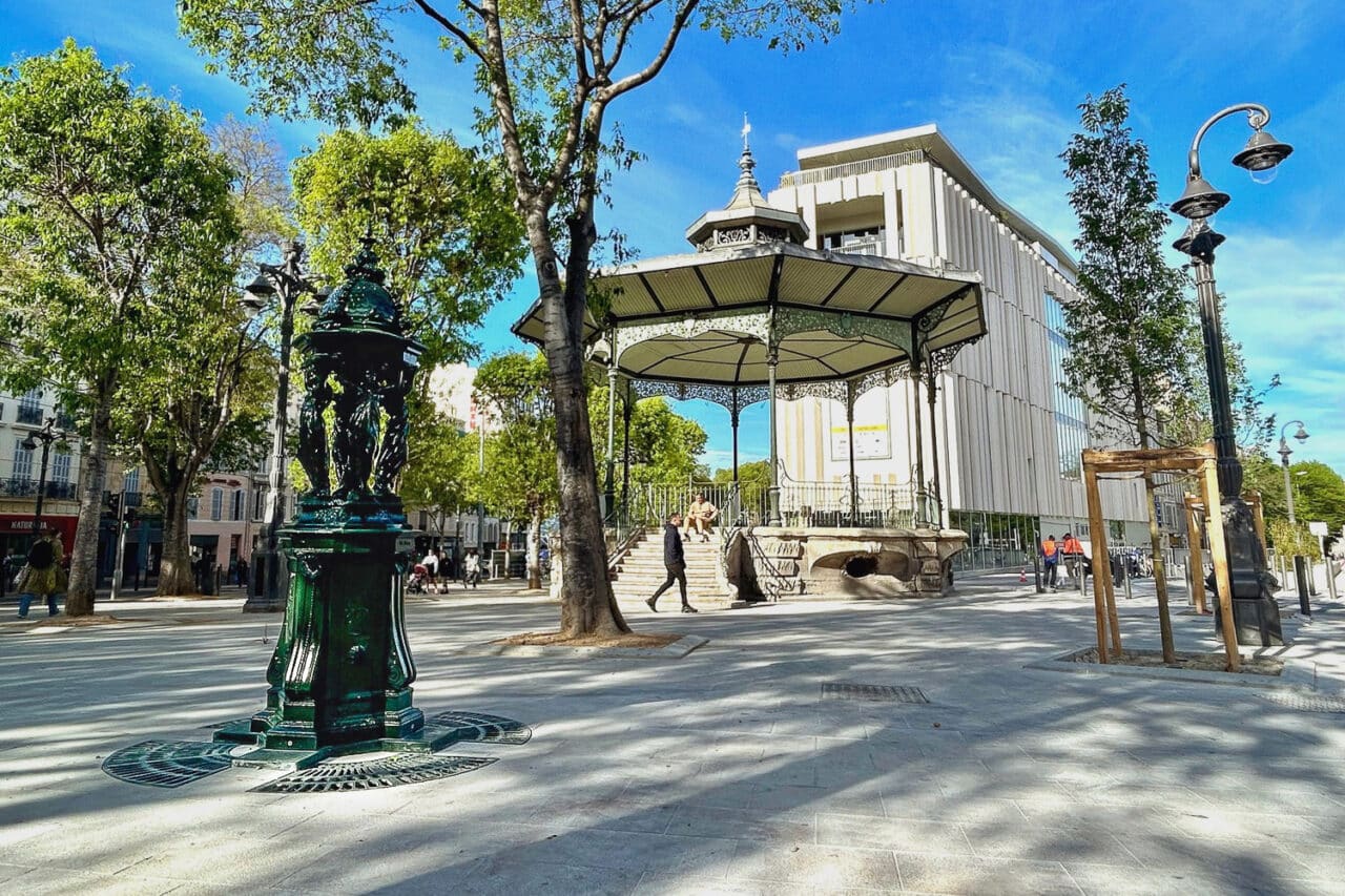 léon blum, Photos | Le square Léon Blum achève sa mue en haut de la Canebière, Made in Marseille
