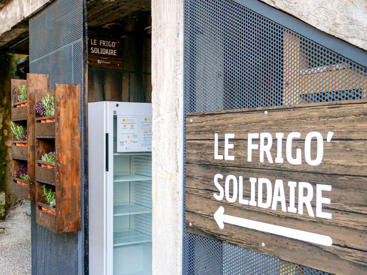 frigo solidaire, À Forcalquier, un frigo solidaire pour venir en aide aux plus démunis, Made in Marseille