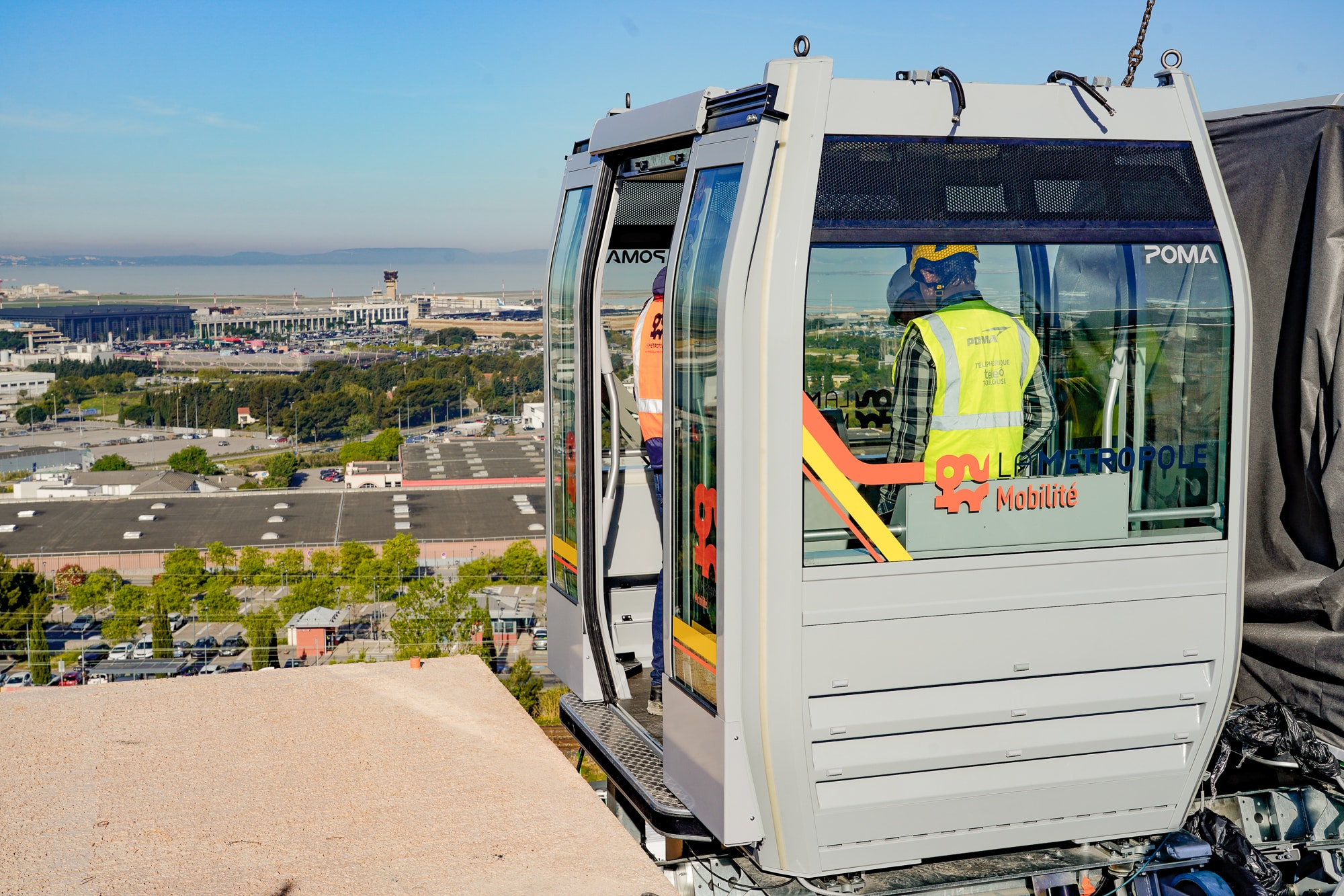 funiculaire, Vid&eacute;o | Le funiculaire de Vitrolles prend forme entre la gare et Cap Horizon, Made in Marseille