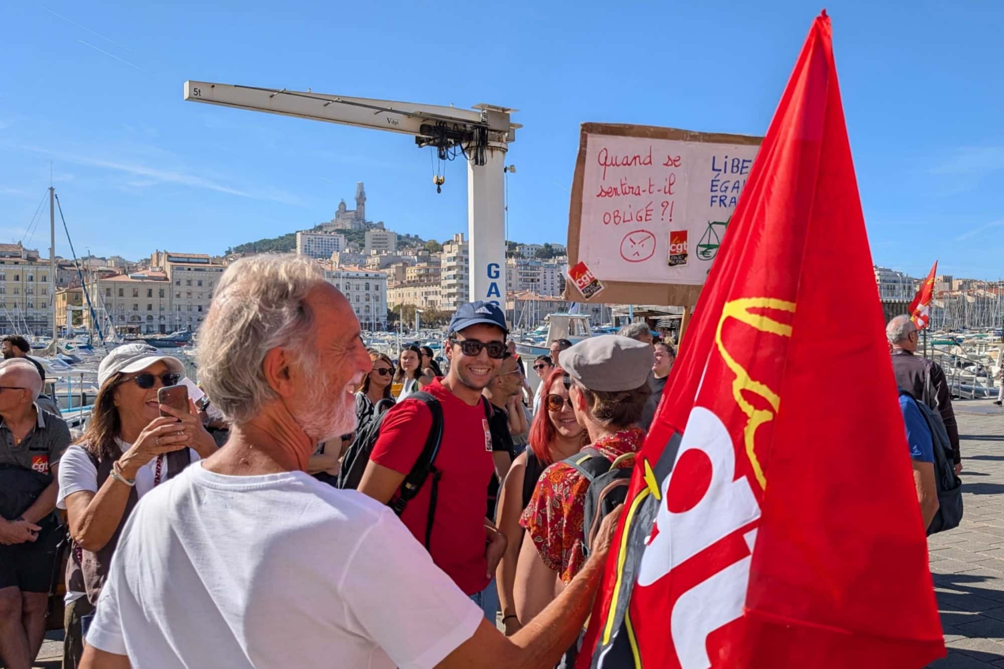 18 septembre, La manifestation du 18 septembre sur le Vieux-Port de Marseille en images, Made in Marseille