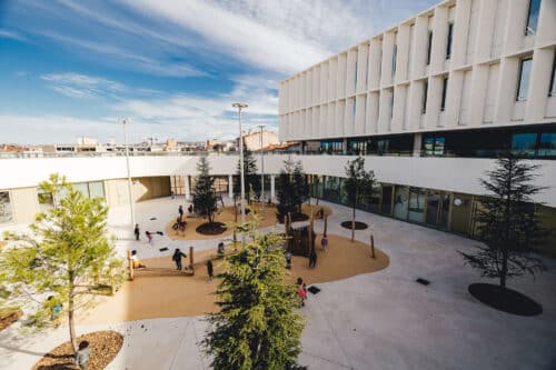 marceau, En images | Le groupe scolaire Marceau flambant neuf inauguré à la Belle de Mai, Made in Marseille