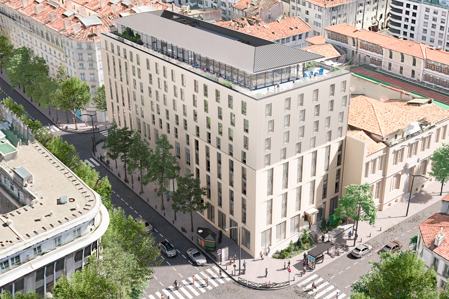 hôtel, Un hôtel avec bar en rooftop doit être livré fin 2025 sur le boulevard des Dames, Made in Marseille