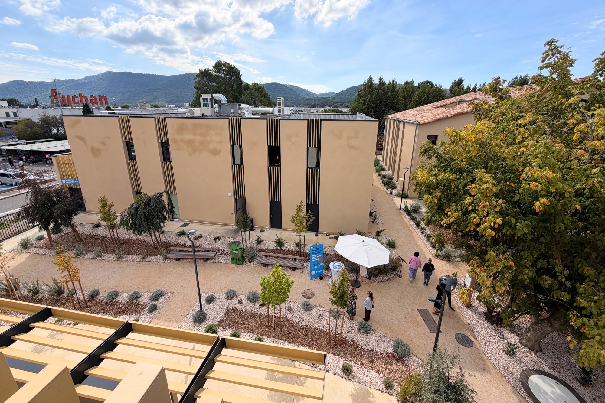 &Icirc;lot d&rsquo;Aubagne, L&rsquo;&Icirc;lot d&rsquo;Aubagne, un nouveau poumon vert et pi&eacute;ton au c&oelig;ur de la zone commerciale, Made in Marseille