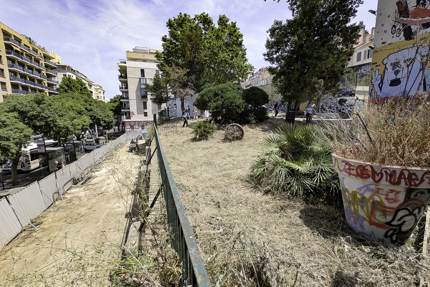 jardin, Jeux d&rsquo;enfants et guinguette, le futur jardin Saint-Nicolas en chantier sur la Corderie, Made in Marseille