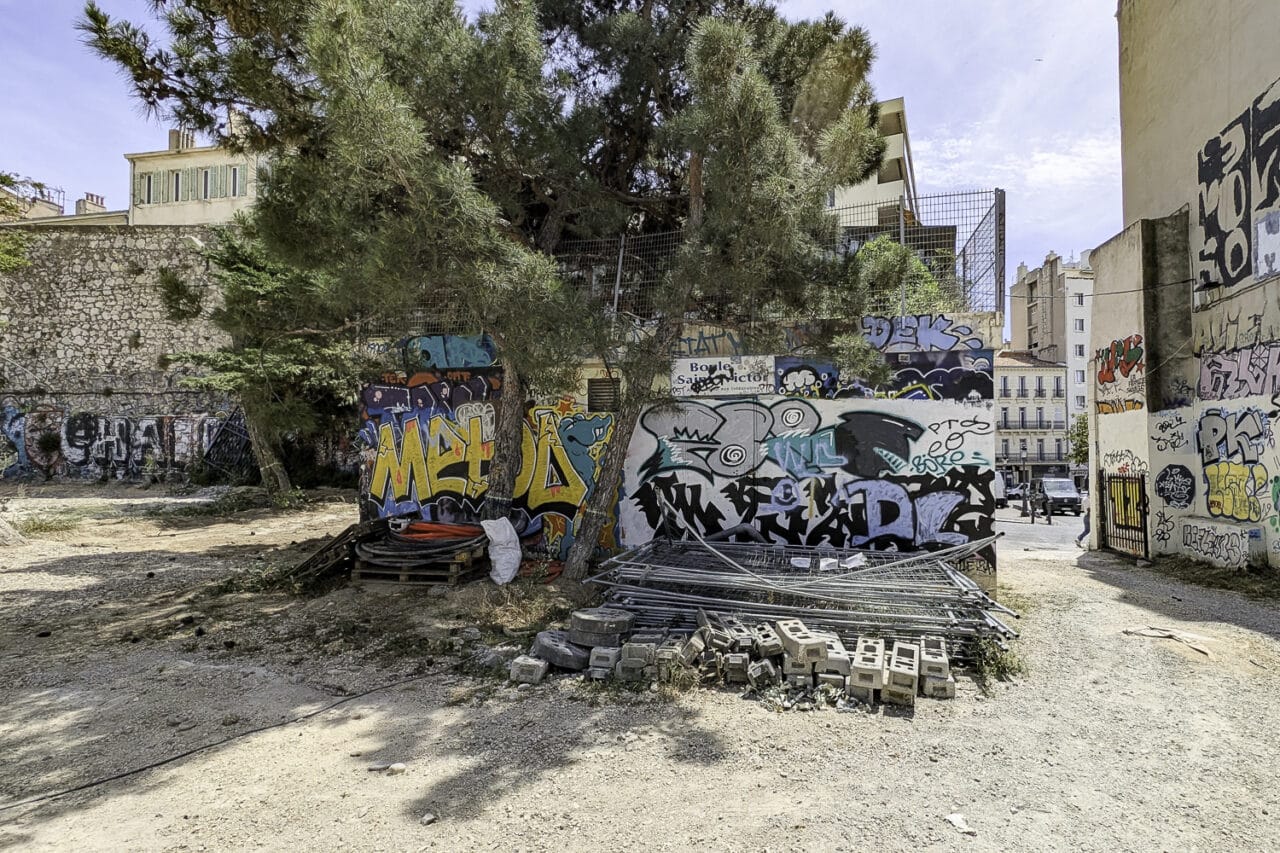 jardin, Jeux d&rsquo;enfants et guinguette, le futur jardin Saint-Nicolas en chantier sur la Corderie, Made in Marseille
